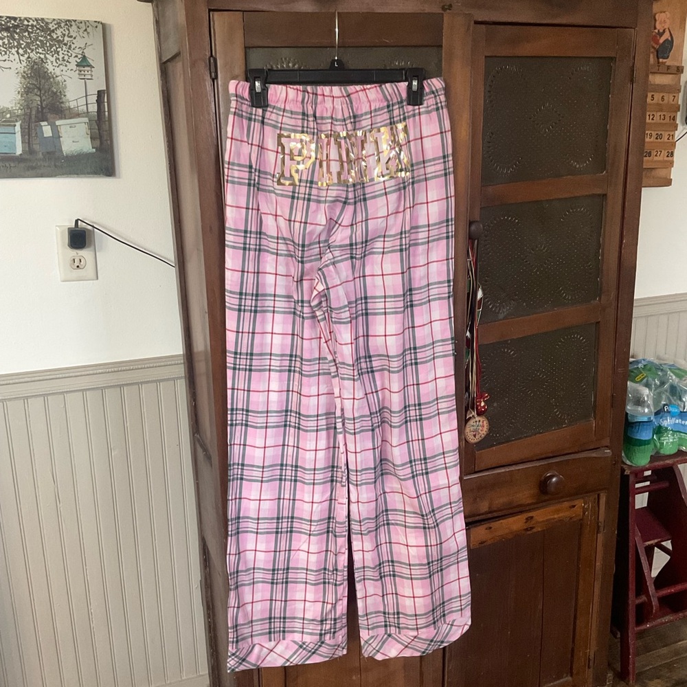 Victoria’s Secret Pink X Love Shack Fancy Plaid Flannel Panel S